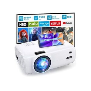 Black WiFi LED Projector